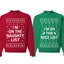 Im on the Naughty Nice List Matching Couples Crewneck Sweater