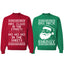 Big Nick Energy Ho Ho Ho In The Sheets Ugly Christmas Matching Couples Crewneck Sweater