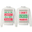 Why Is The Carpet Wet Todd I Dont Know Margo Ugly Christmas Matching Couples Crewneck Sweater