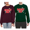 Mommy Elf Daddy Elf  Matching Couples Crewneck Sweater