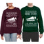 Tree That Big Bend Over and I'll Show You  Matching Couples Crewneck Sweater