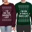 Im on the Naughty Nice List Matching Couples Crewneck Sweater