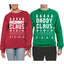 Mommy Claus and Daddy Claus Matching Couples Crewneck Sweater