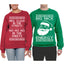 Big Nick Energy Ho Ho Ho In The Sheets Ugly Christmas Matching Couples Crewneck Sweater