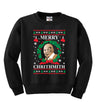 Merry Chrithmith Mike Tyson Ugly Christmas Ugly Christmas Sweater Boys Crewneck Graphic Sweatshirt