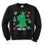 Christmas Trex Tree Rex Ugly Christmas Sweater Boys Crewneck Graphic Sweatshirt