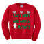 I Just want to Make Stuff and Watch Christmas Movies Ugly Christmas Sweater Boys Crewneck Graphic Sweatshirt