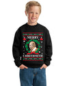 Merry Chrithmith Mike Tyson Ugly Christmas Ugly Christmas Sweater Boys Crewneck Graphic Sweatshirt