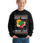 Ight Imma Head Out Funny Santa Xmas Meme Ugly Christmas Sweater Unisex Boys Girls Crewneck Graphic Sweatshirt