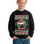 Merry Pitmas Ugly Christmas Sweater Unisex Boys Girls Crewneck Graphic Sweatshirt