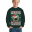 Merry Pitmas Ugly Christmas Sweater Unisex Boys Girls Crewneck Graphic Sweatshirt