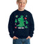 Christmas Trex Tree Rex Ugly Christmas Sweater Boys Crewneck Graphic Sweatshirt