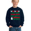 I Just want to Make Stuff and Watch Christmas Movies Ugly Christmas Sweater Boys Crewneck Graphic Sweatshirt