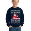 Let Me Drive Da Boat Funny Santa Xmas Ugly Christmas Sweater Unisex Boys Girls Crewneck Graphic Sweatshirt