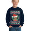 Yappy Holidays Ugly Christmas Sweater Unisex Boys Girls Crewneck Graphic Sweatshirt