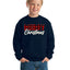 Merry Christmas Buffalo Plaid Christmas Unisex Boys Girls Crewneck Graphic Sweatshirt