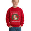Merry Chrithmith Ugly Christmas Ugly Christmas Sweater Boys Crewneck Graphic Sweatshirt