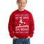 Let Me Drive Da Boat Funny Santa Xmas Ugly Christmas Sweater Unisex Boys Girls Crewneck Graphic Sweatshirt