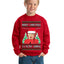 Merry Christmas Home Movie Alone Kid Ugly Christmas Sweater Unisex Boys Girls Crewneck Graphic Sweatshirt