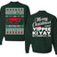 Christmas Party Survivor Nakatomi Plaza 1988 Ugly Christmas Front and Back Sweater Unisex Crewneck Sweatshirt