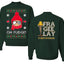 Oh Fudge Funny Story Ugly Christmas Front and Back Sweater Unisex Crewneck Sweatshirt