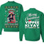 Nakatomi Plaza Happy Trails Hans Ugly Christmas Front and Back Sweater Unisex Crewneck Sweatshirt