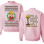 Fudge Around And Find Out Story Ugly Christmas Front and Back Sweater Unisex Crewneck Sweatshirt
