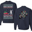 Christmas Vacation Merry Christmas Shitter's Full Ugly Christmas Front and Back Sweater Unisex Crewneck Sweatshirt