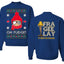 Oh Fudge Funny Story Ugly Christmas Front and Back Sweater Unisex Crewneck Sweatshirt