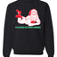 Sexy Santa Im Laying on your Present Ugly Christmas Christmas Unisex Crewneck Graphic Sweatshirt