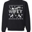Christmas Wifey Love Ugly Christmas Sweater  Christmas Unisex Crewneck Graphic Sweatshirt