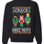 Crack Deez Nuts Meme Ugly Christmas Sweater Christmas Unisex Crewneck Graphic Sweatshirt