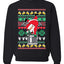 Santa Keg Stand Beer Drinking Drunk Ugly Christmas Sweater Christmas Unisex Crewneck Graphic Sweatshirt