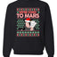 We're Going to Mars High Elon Musk Santa Weed Marijuana Xmas Christmas Unisex Crewneck Graphic Sweatshirt