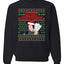 Elon Musk Merry Christmusk Weed Joint Pot Leaf Funny Xmas Christmas Unisex Crewneck Graphic Sweatshirt