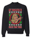 My Sweater Is Uglier Than Yours Woman Pointing Cat Meme Ugly Christmas Sweater Unisex Crewneck Graphic Sweatshirt