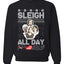 AOC The Squad Congresswomen Sleigh All Day Xmas Ugly Christmas Sweater Unisex Crewneck Graphic Sweatshirt