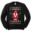 Santas Favorite Ho | Xmas Ye I Love It Christmas Unisex Crewneck Graphic Sweatshirt