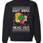 Ight Imma Head Out Funny Santa Xmas Meme Christmas Unisex Crewneck Graphic Sweatshirt