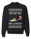Ho Ho Ho Merry Cybertruck Funny Meme Christmas Unisex Crewneck Graphic Sweatshirt