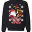 Most Wonderful Time of The Year Santa Jesus Unisex Crewneck Graphic Sweatshirt