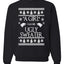 A Girl Has No Ugly Sweater Christmas Unisex Crewneck Graphic Sweatshirt