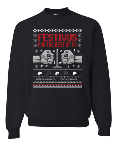 Festivus for The Rest of Us Christmas Unisex Crewneck Graphic Sweatshirt