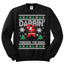 Dabbing Through The Snow Santa Christmas Unisex Crewneck Graphic Sweatshirt