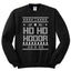 Ho Ho Hodor GoT White Winter Christmas Unisex Crewneck Graphic Sweatshirt