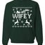 Christmas Wifey Love Ugly Christmas Sweater  Christmas Unisex Crewneck Graphic Sweatshirt