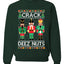 Crack Deez Nuts Meme Ugly Christmas Sweater Christmas Unisex Crewneck Graphic Sweatshirt