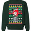 Santa Keg Stand Beer Drinking Drunk Ugly Christmas Sweater Christmas Unisex Crewneck Graphic Sweatshirt