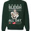 AOC The Squad Congresswomen Sleigh All Day Xmas Ugly Christmas Sweater Unisex Crewneck Graphic Sweatshirt