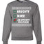 Nice Naughty an Attempt was Made Xmas Ugly Christmas Sweater Unisex Crewneck Graphic Sweatshirt